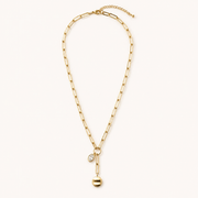 Beautifully Connected Paperclip Necklace — Gold