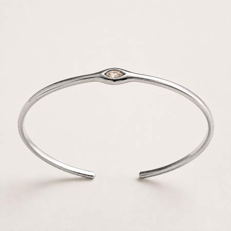 I Am Seen Expandable Bracelet — Silver