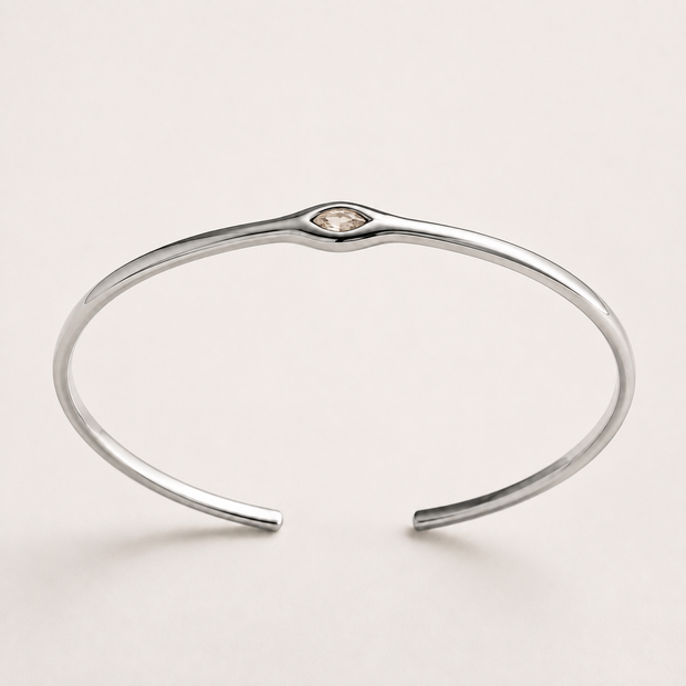 I Am Seen Expandable Bracelet — Silver