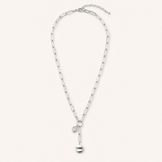 Beautifully Connected Paperclip Necklace — Silver
