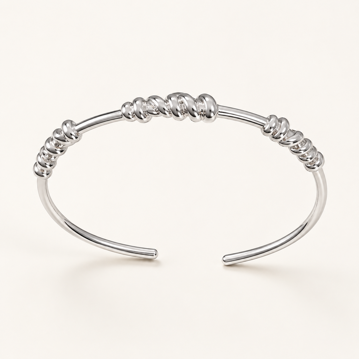 We’ve Got You Wrapped Expandable Bracelet — Silver