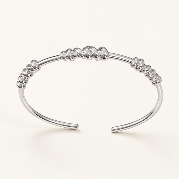 We’ve Got You Wrapped Expandable Bracelet — Silver