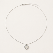 Follow Your Heart Necklace — Silver