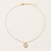 Follow Your Heart Necklace — Gold