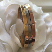 Designer Inspired Bracelet W/ Crystals