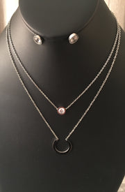 Double Stainless Steel Necklace