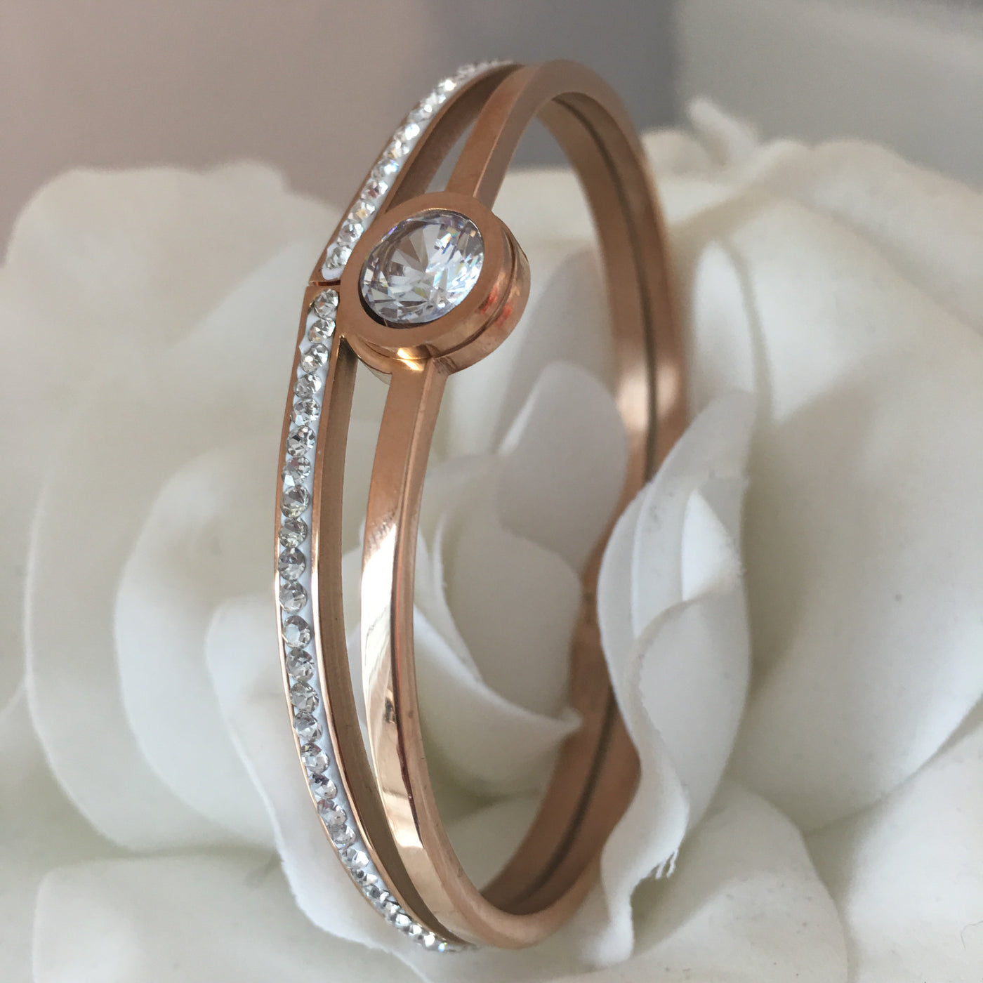 Rose Gold Stainless Steel Bracelet